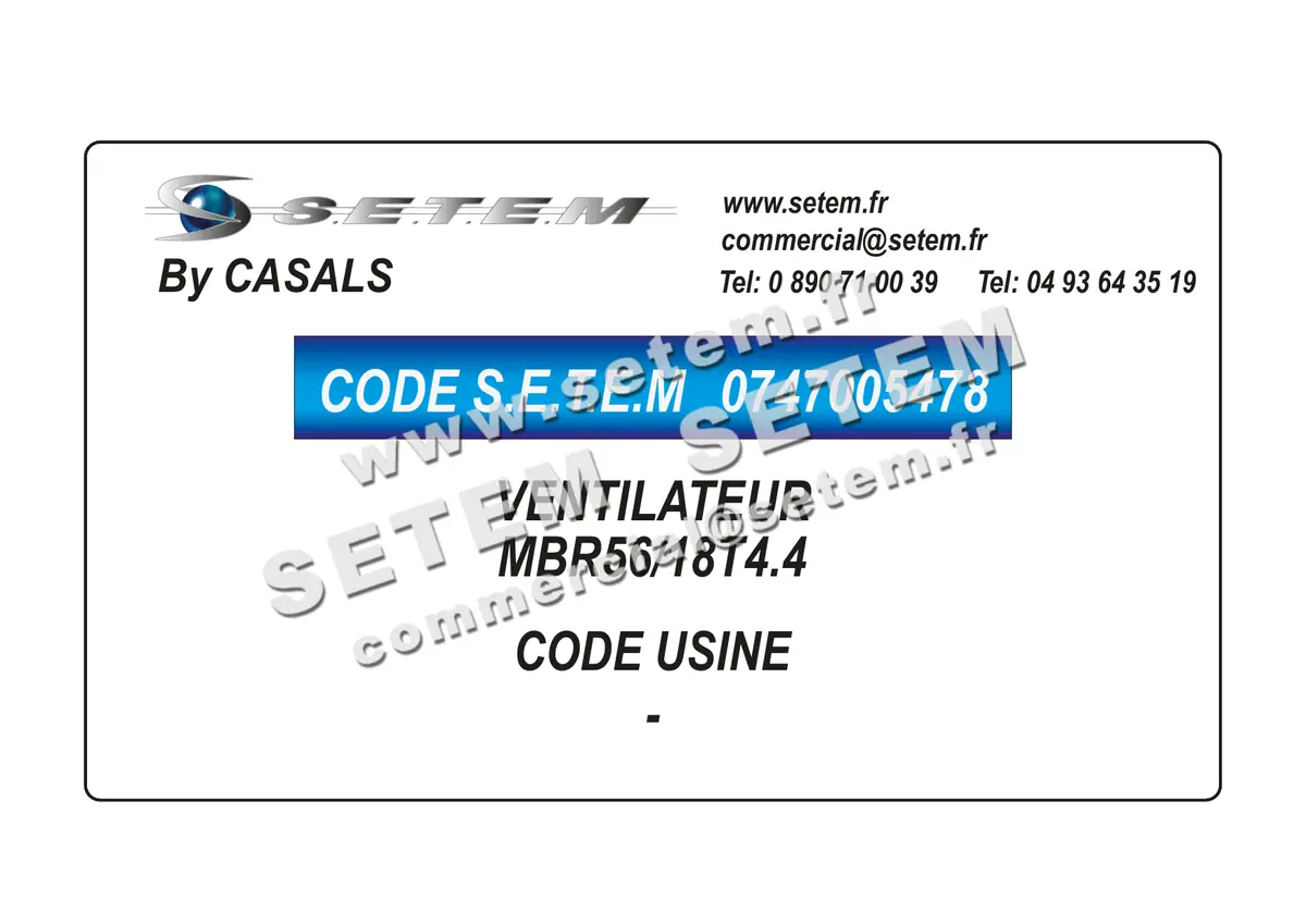 0747005478-VENTILATEUR CASALS MBR56/18T4.4
