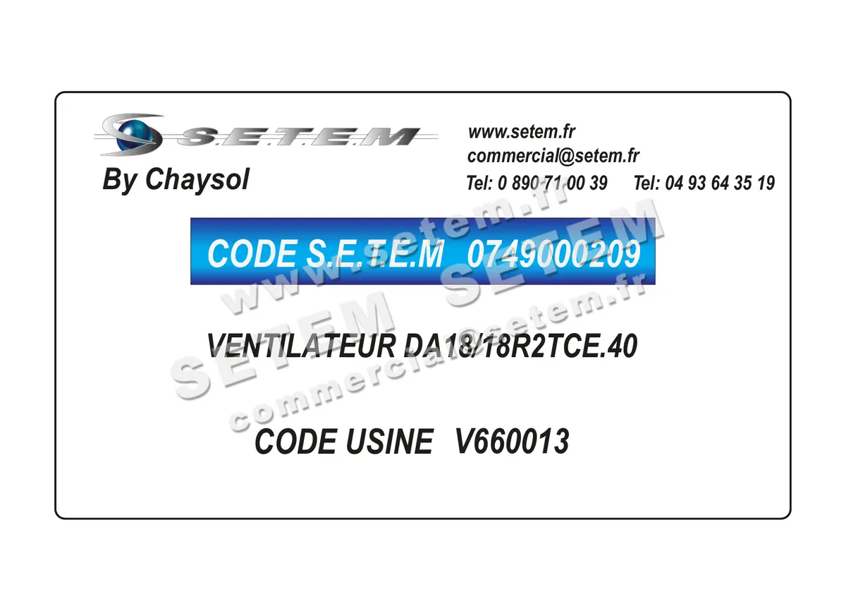 0749000209-VENTILATEUR CHAYSOL DA18/18R2TCE.40 *V660013*