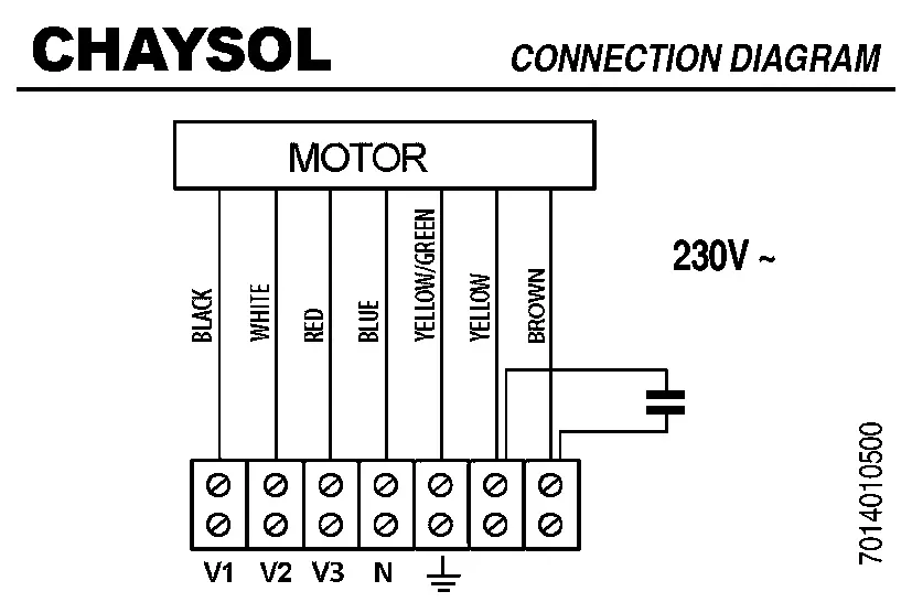 0749001999-VENTILATEUR CHAYSOL DA10/8CM 550W 4P M230V 3V YDK240.6 +BR *72710003* 4