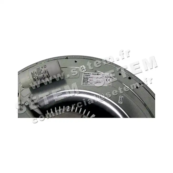 0749002064-VENTILATEUR CHAYSOL DA10/10CM/AL 550W 6P M230V 1V *V720065* 2