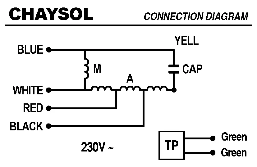 0749004262-VENTILATEUR CHAYSOL DA10/10 245W 6P M230V 3V B5 +BR *5128981800* 3