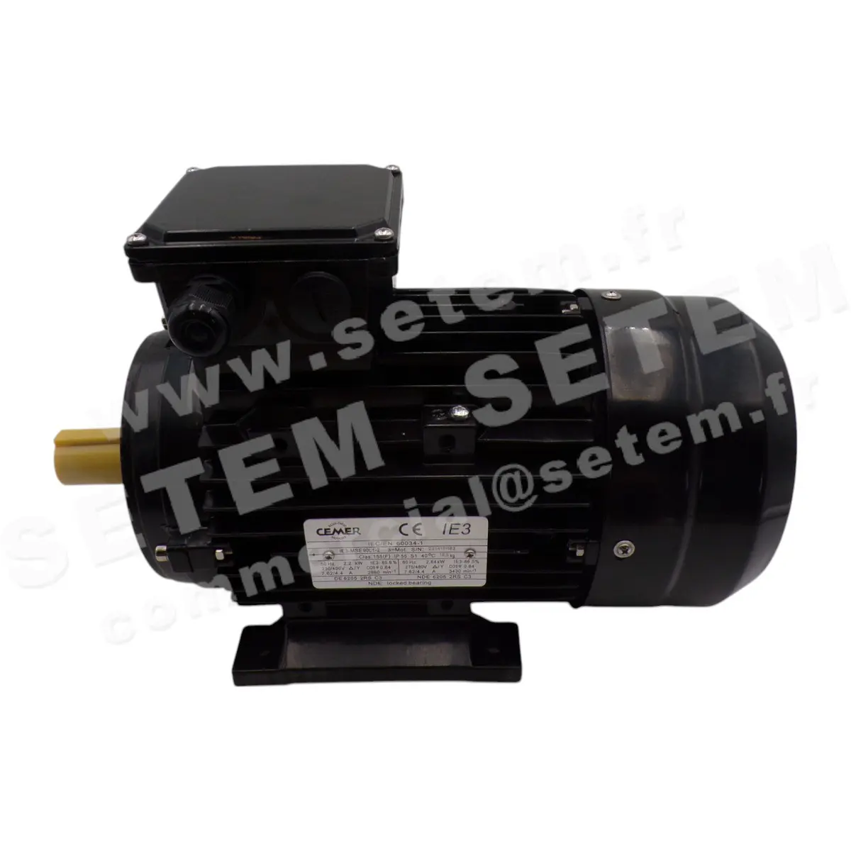 0795000080-MOTEUR CEMER 2.20KW 2P T230/400V HA90 B3 IE3-MSE90L1-2