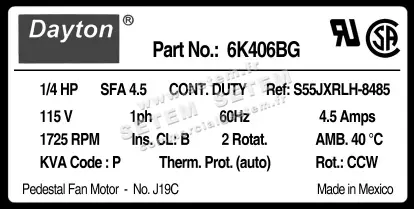 1206008668-MOTEUR DAYTON 6K406BG 2