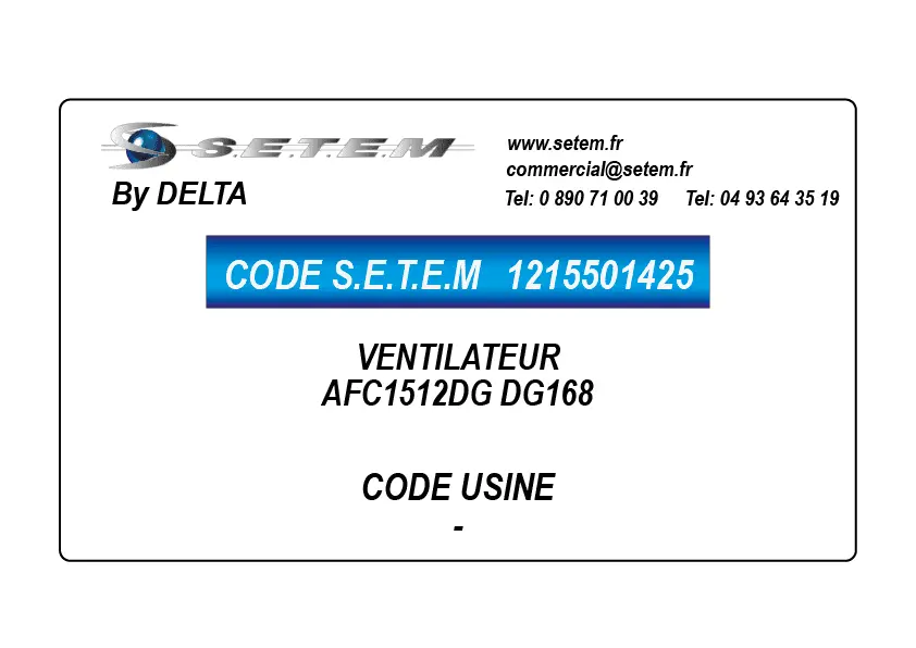 1215501425-VENTILATEUR DELTA AFC1512DG DG168