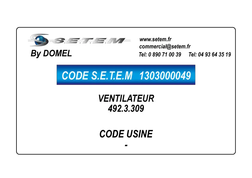 1303000049-VENTILATEUR DOMEL 492.3.309 2