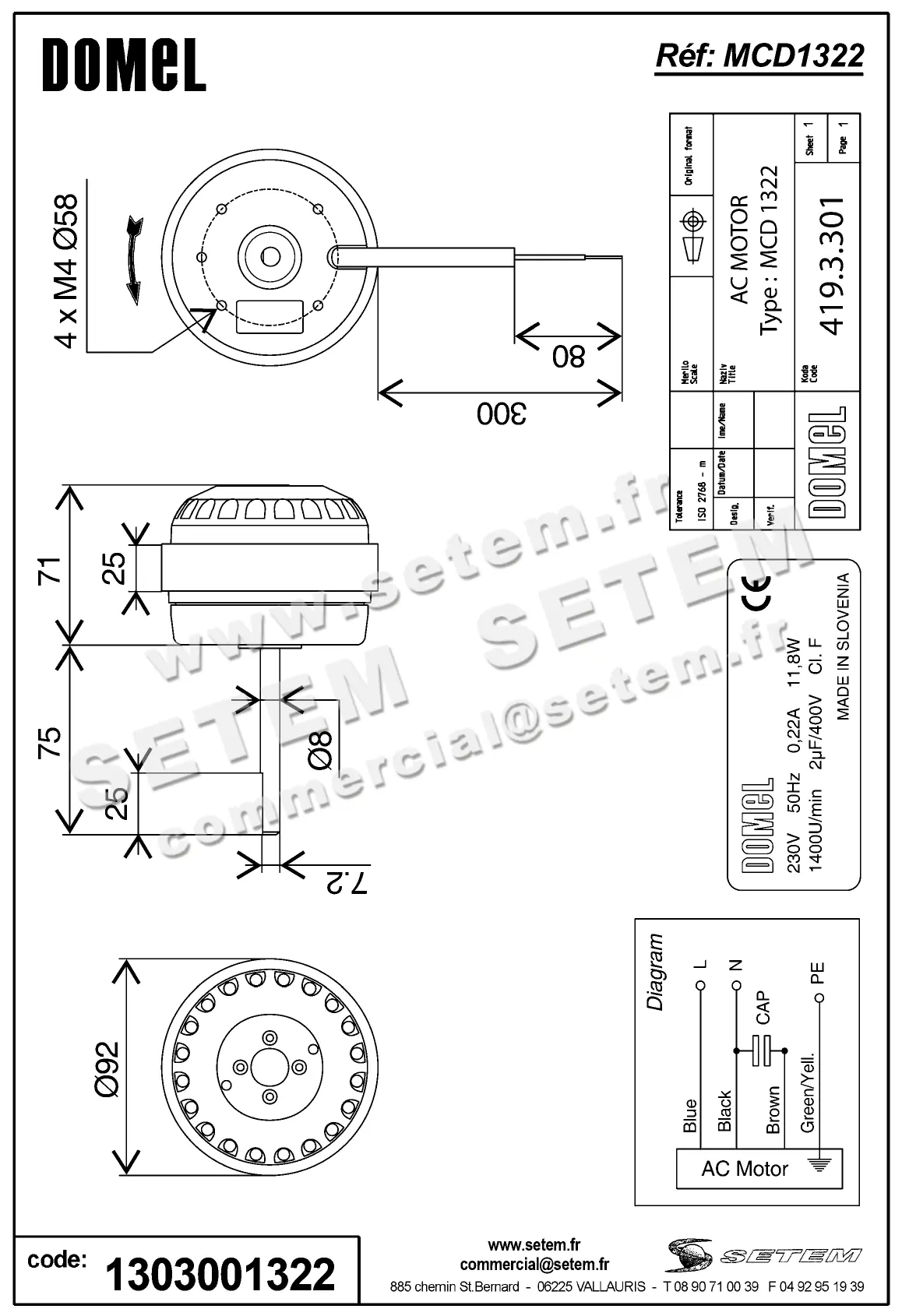1303001322-MOTEUR DOMEL MCD1322 2