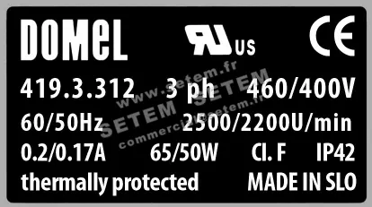 1303003312-MOTOHELICE DOMEL MCD3312 *419.3.312* 3