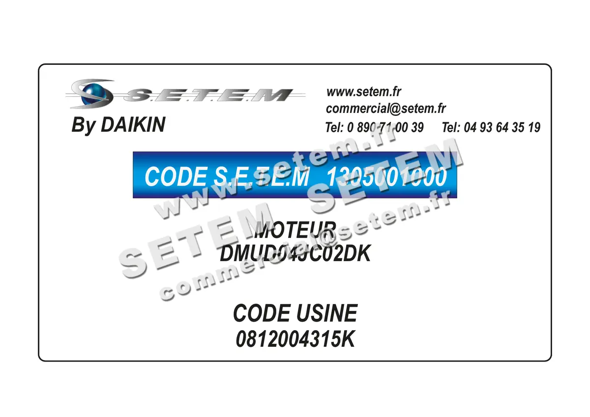 1305001000-MOTEUR DAIKIN DMUD04JC02DK *0812004315K*