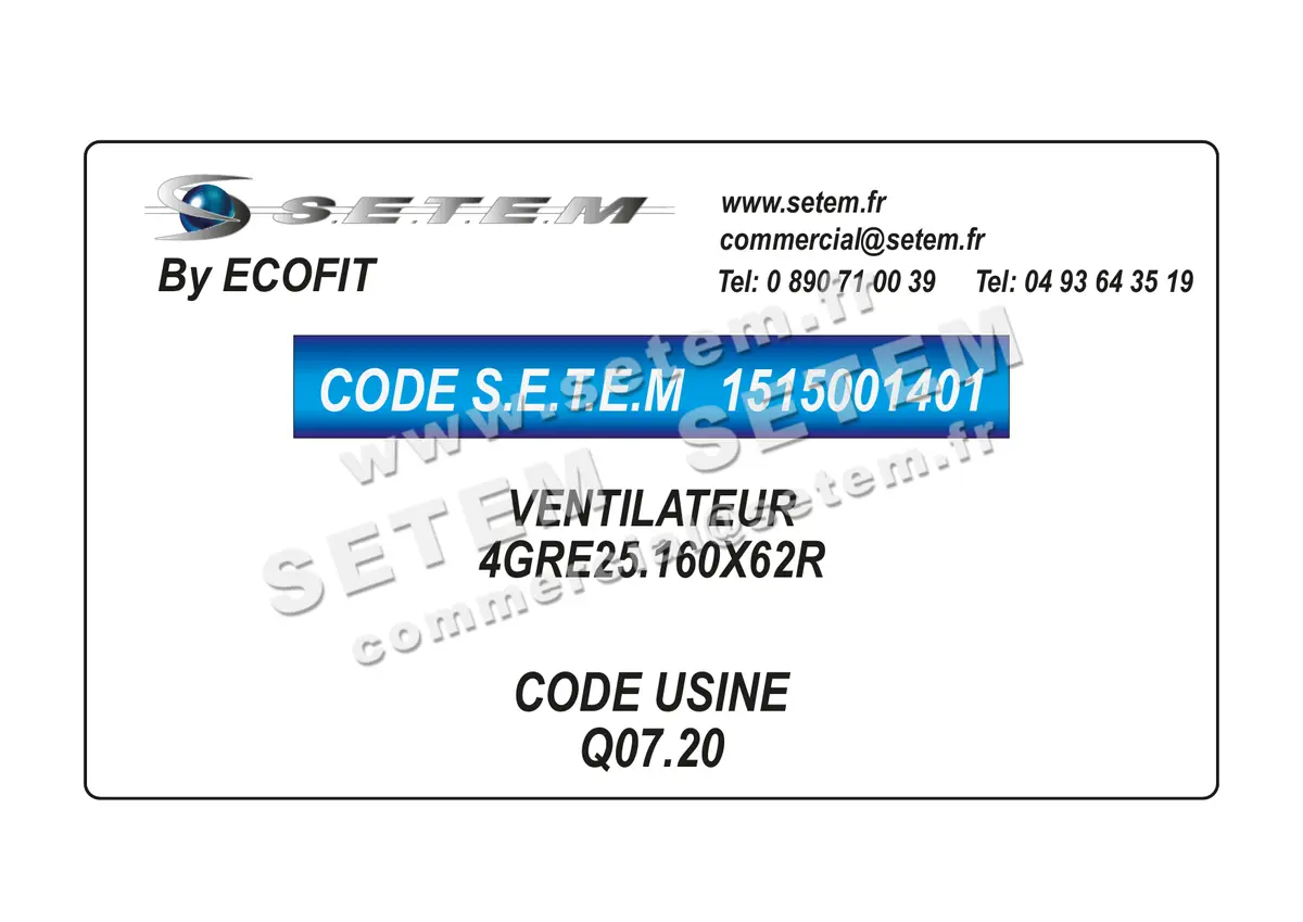 1515001401-VENTILATEUR ECOFIT 4GRE25.160X62R *Q07.20* 4