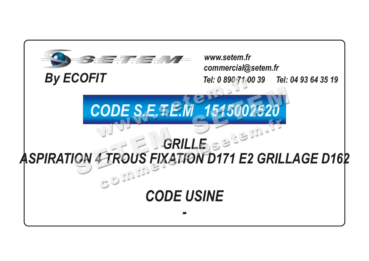 1515002520-GRILLE ECOFIT ASPIRATION 4 TROUS FIXATION D171 E2 GRILLAGE D162