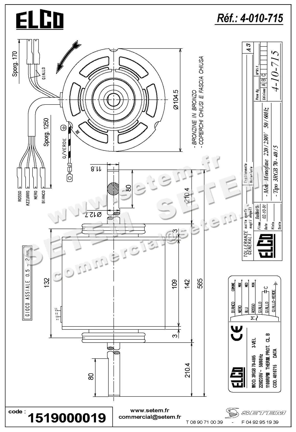 1519000019-MOTEUR ELCOMOTEUR 3RGB70.40/5 *4010715*