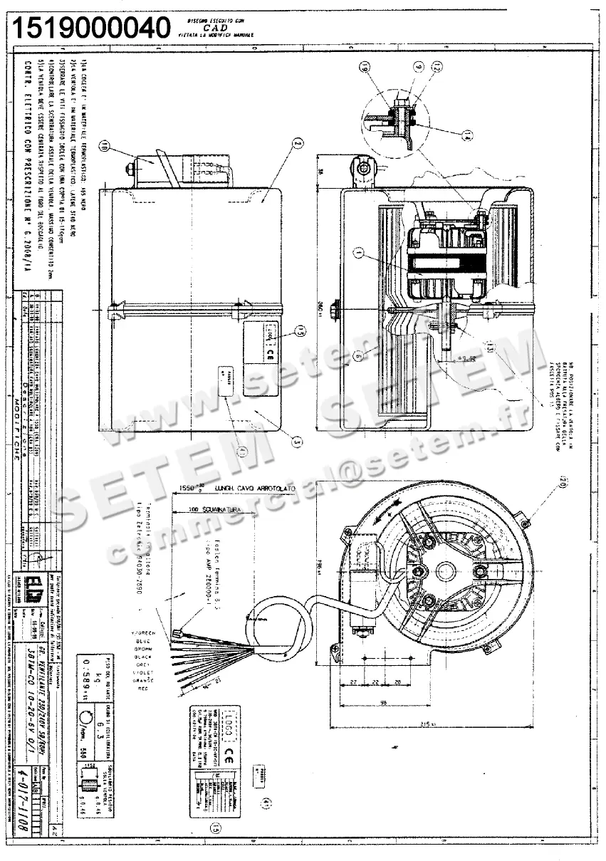 1519000040-VENTILATEUR ELCOMOTEUR 3BTM.CO.10.20.6V.0/1 *40171108*