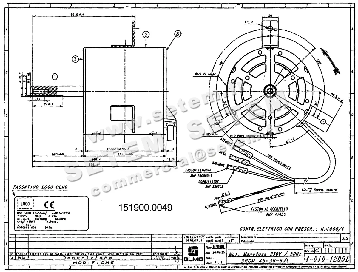 1519000049-MOTEUR ELCOMOTEUR 3RGM45.38.6/L *40101205L*