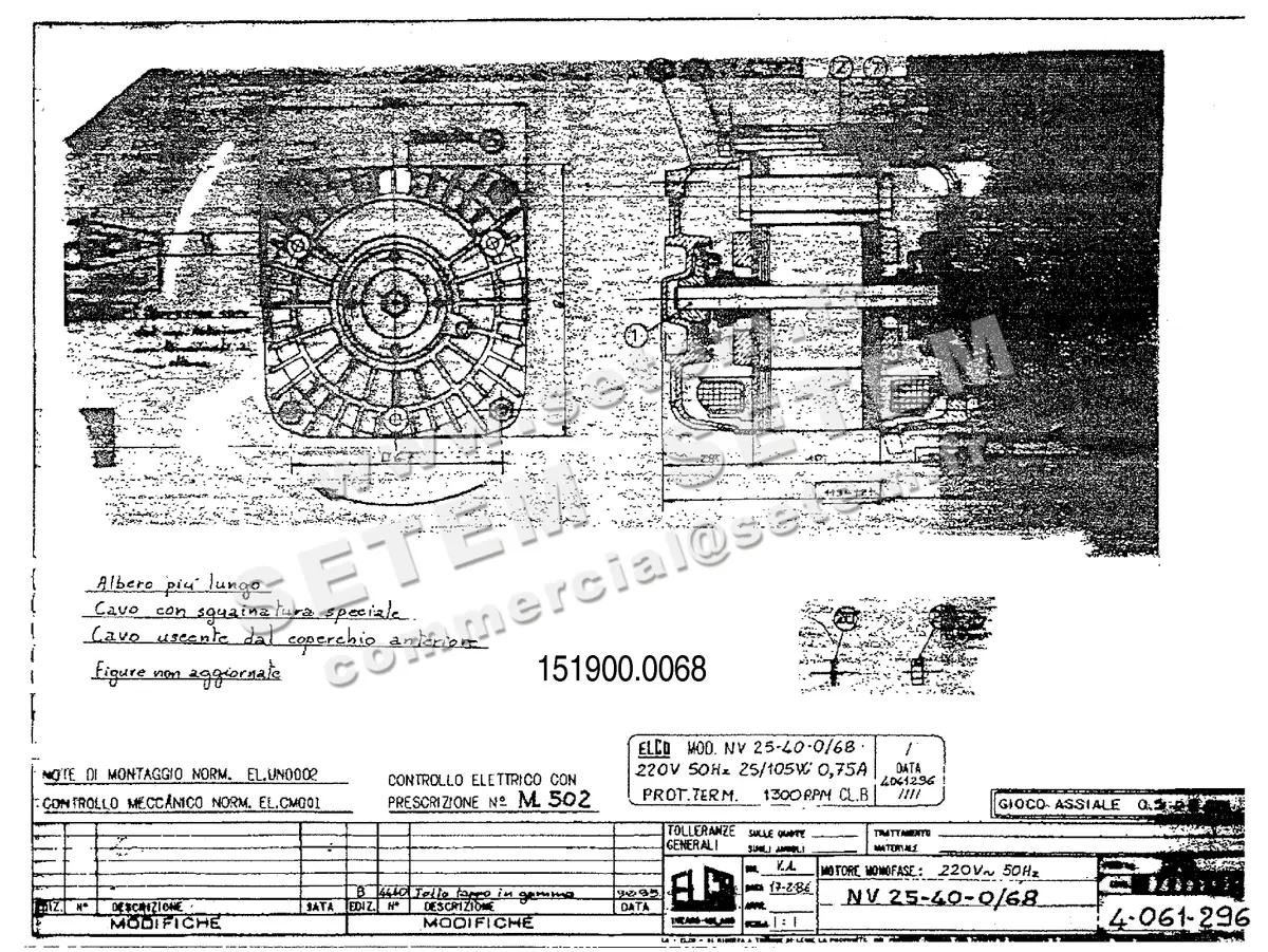 1519000068-MOTEUR ELCOMOTEUR NV25.40.0/68 *4061296*