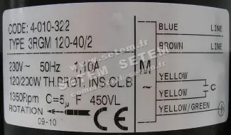 1519000075-MOTEUR ELCOMOTEUR 3RGM120.40/2 *4010322* 4