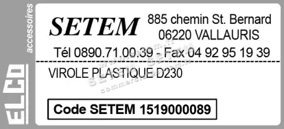 1519000089-VIROLE ELCOMOTEUR PLASTIQUE D230 *1072889* 3