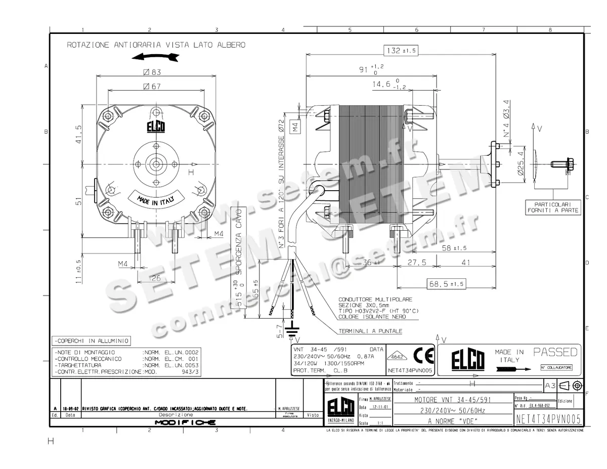 1519000106-MOTEUR ELCOMOTEUR VNT34.45/591 *NET4T34PVN005*