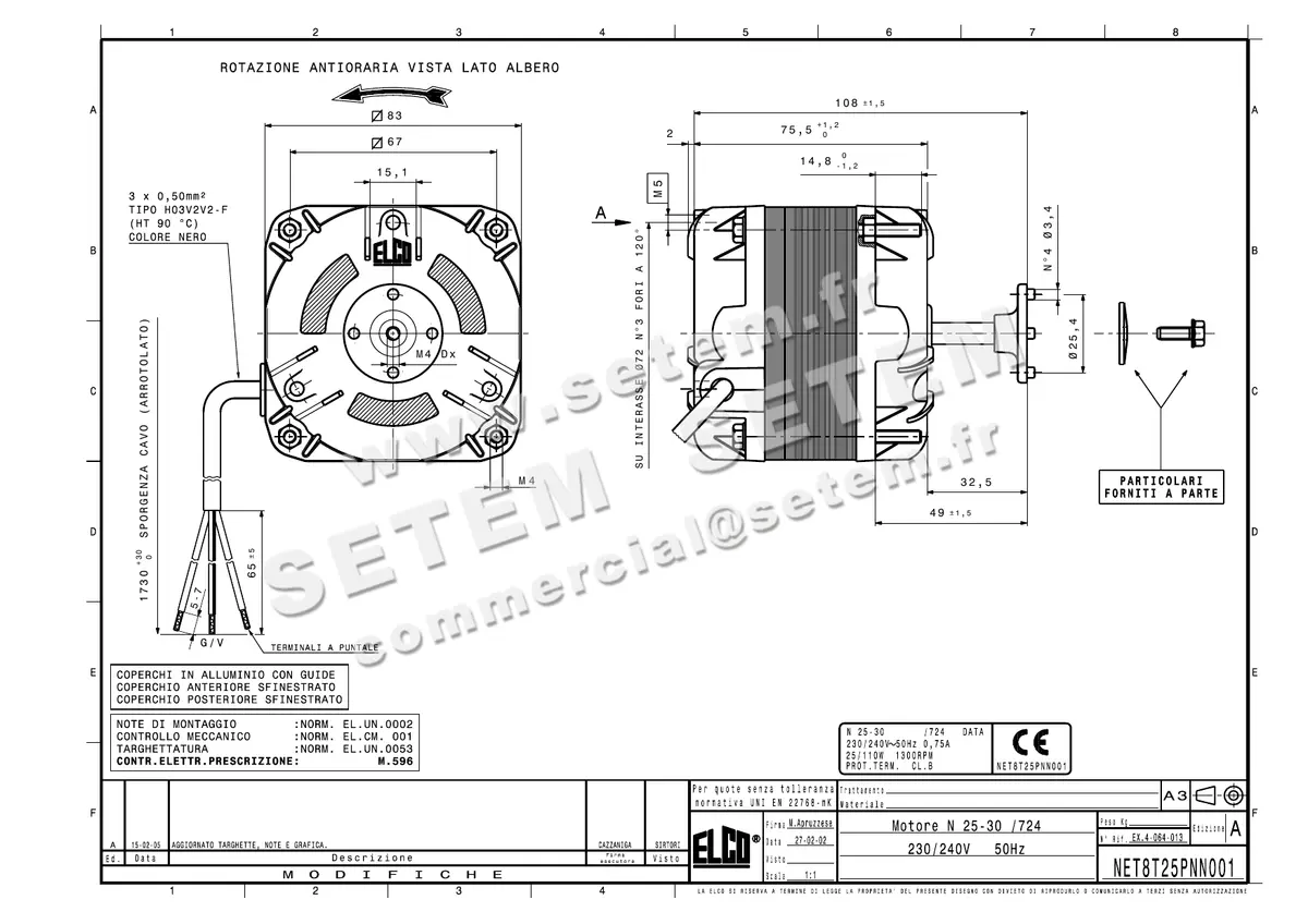1519000108-MOTEUR ELCOMOTEUR N25.30/724 *NET8T25PNN001*