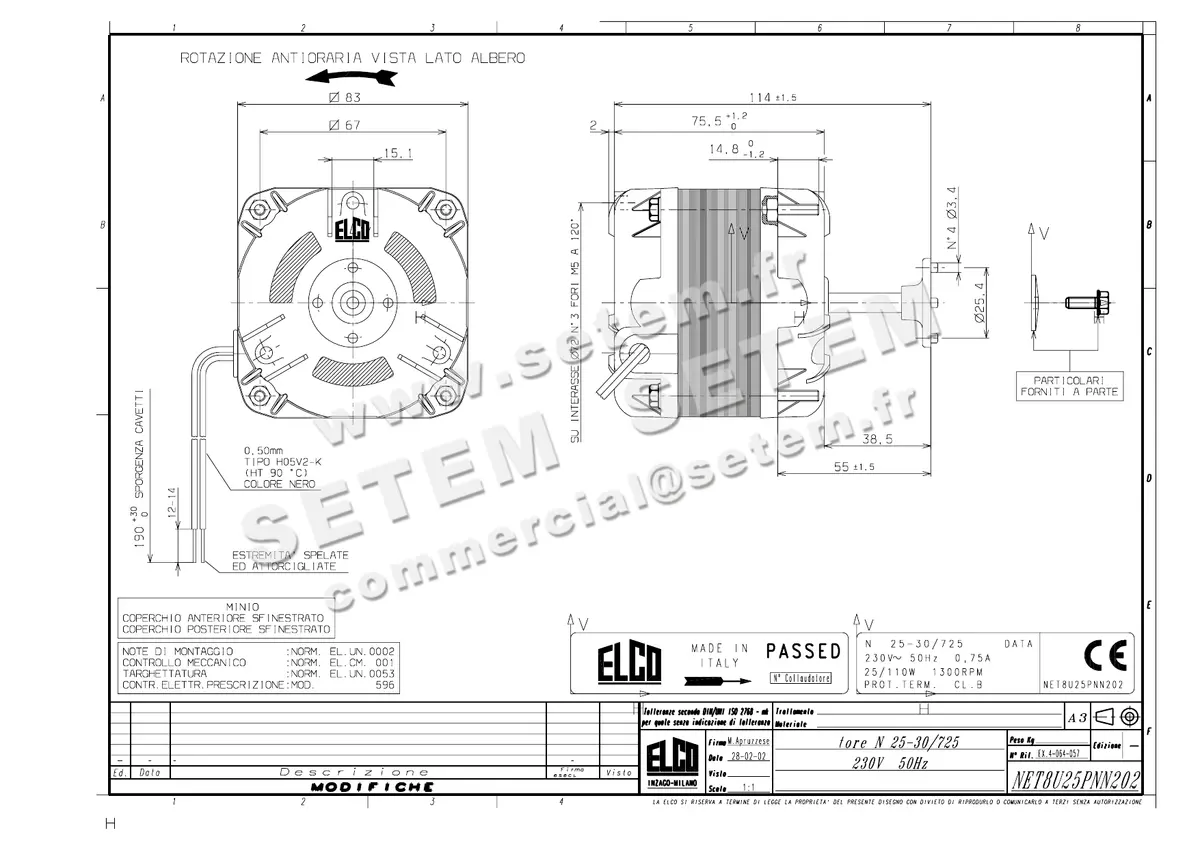 1519000112-MOTEUR ELCOMOTEUR N25.30/725 *NET8U25PNN202*