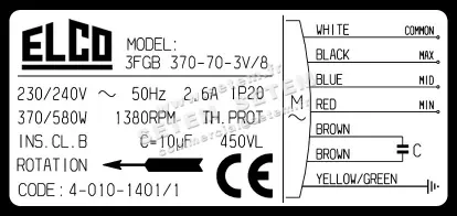 1519000135-MOTEUR ELCOMOTEUR 3FGB370.70.3V/8 *40101401/1* 4