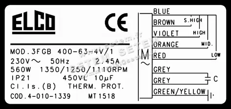 1519000157-MOTEUR ELCOMOTEUR 3FGB400.63.4V/1 "MT1518" *40101339* 4