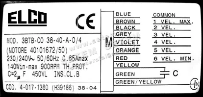 1519000168-GMV ELCOMOTEUR 3BTB.CO.38.40.A.0/4 BTNB41B0237 *40171360* 7