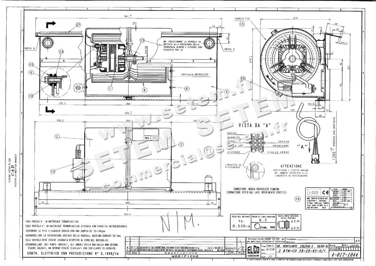 1519000174-GMV ELCOMOTEUR 3BTM.CO.28.20.6V.0/1 *40171044* 3