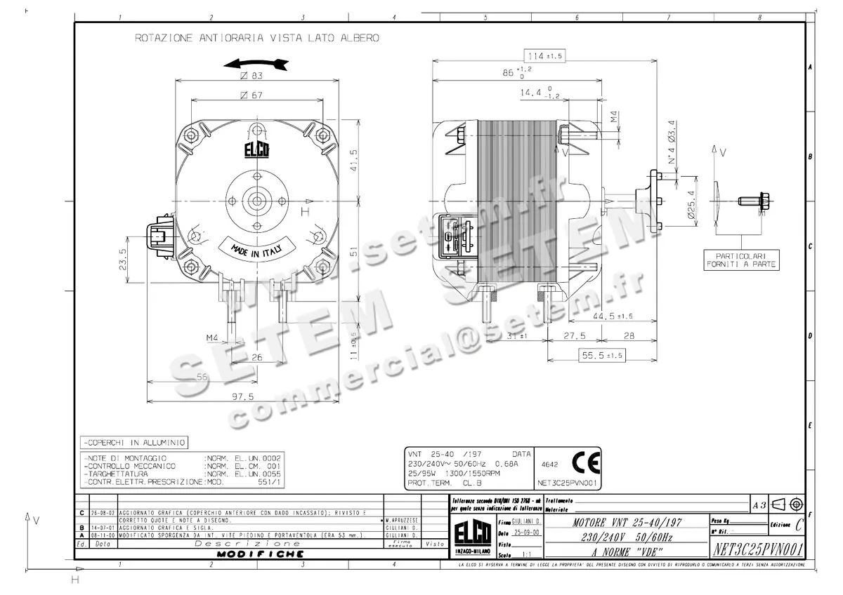 1519000184-MOTEUR ELCOMOTEUR VNT25.40/197 *NET3C25PVN001*