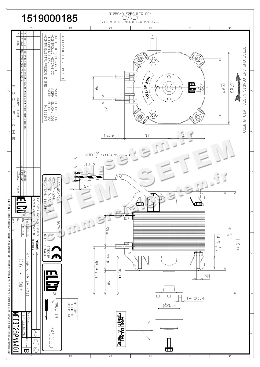 1519000185-MOTEUR ELCOMOTEUR N25.45/274 *NET3T25PNN401*