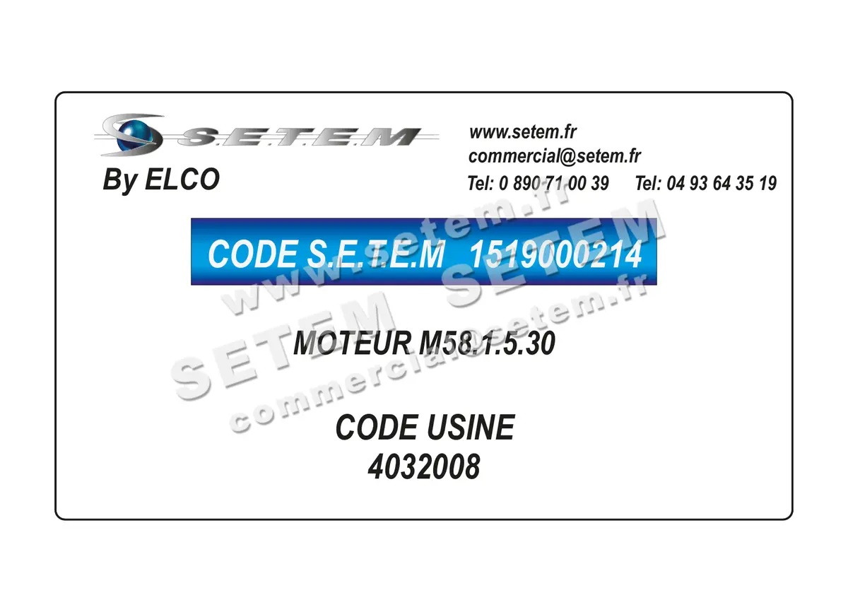 1519000214-MOTEUR ELCOMOTEUR M58.1.5.30 *4032008*