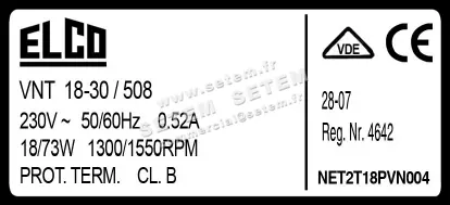 1519000227-MOTEUR ELCOMOTEUR VNT18.30/508 *NET2T18PVN004* 2