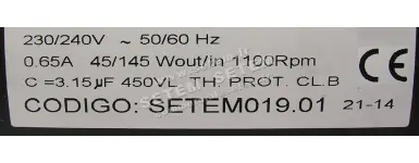 1519000252-GMV ELCOMOTEUR 3BTEB.CO.45.40.6V/1 BTNB41TB0237 *4017993* 4