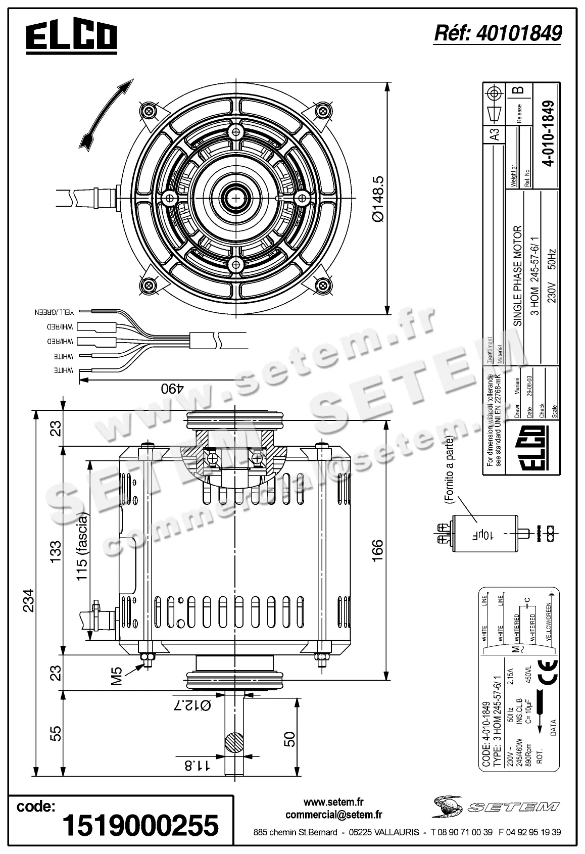 1519000255-MOTEUR ELCOMOTEUR 3HOM245.57.6/1 *40101849* 3