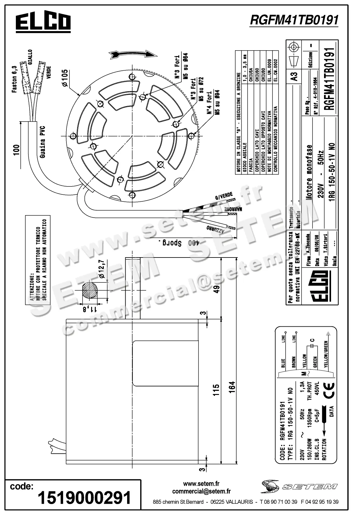 1519000291-MOTEUR ELCOMOTEUR 1RG150.50.1V.NO *RGFM41TB0191* 3