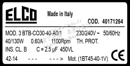 1519000427-GMV ELCOMOTEUR 3BTB.CO.30.40.A.0/1 *40171264* 3
