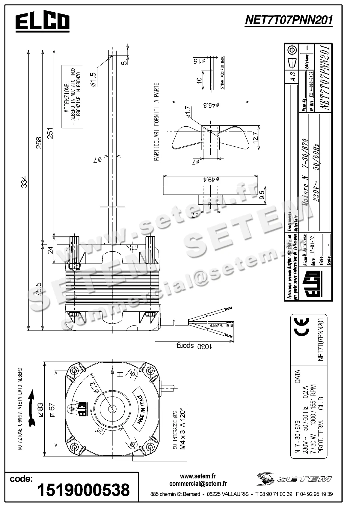 1519000538-MOTEUR ELCOMOTEUR N7.30/679 *NET7T07PNN201* 3