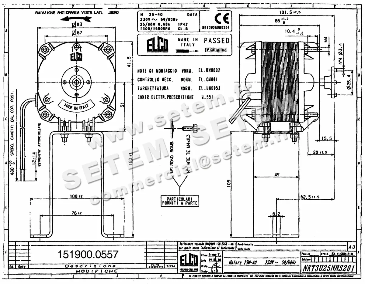 1519000557-MOTEUR ELCOMOTEUR N25.40 *NET3U25NNS201*