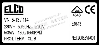 1519000562-MOTEUR ELCOMOTEUR VN5.13/114 *NET2C05ZVN001* 3