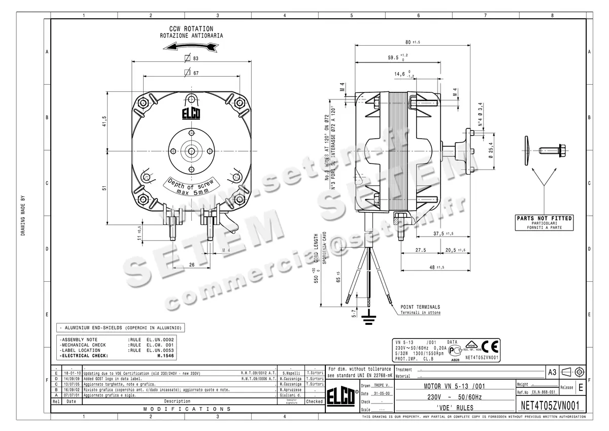 1519000575-MOTEUR ELCOMOTEUR VN5.13/001 *NET4T05ZVN001*
