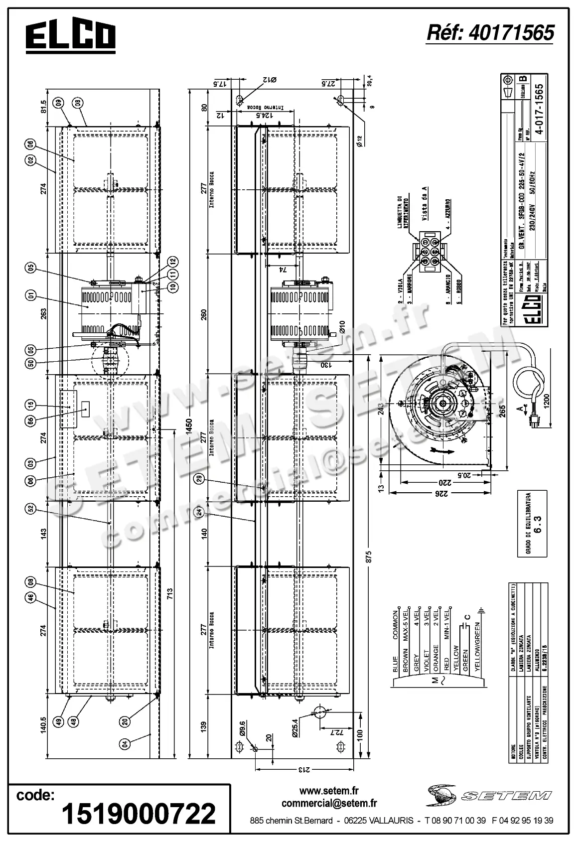 1519000722-GMV ELCOMOTEUR 3FGB.COD.225.50.4V/2 FGFB44TC0137S *40171565* 4