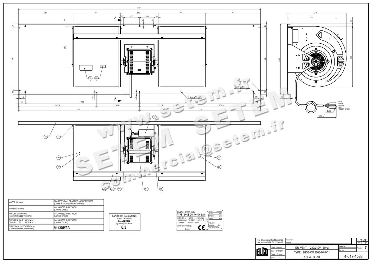 1519000726-GMV ELCOMOTEUR 3FGB.CO.1065.76.6V/3 HOFB43TC0267S *40171583*