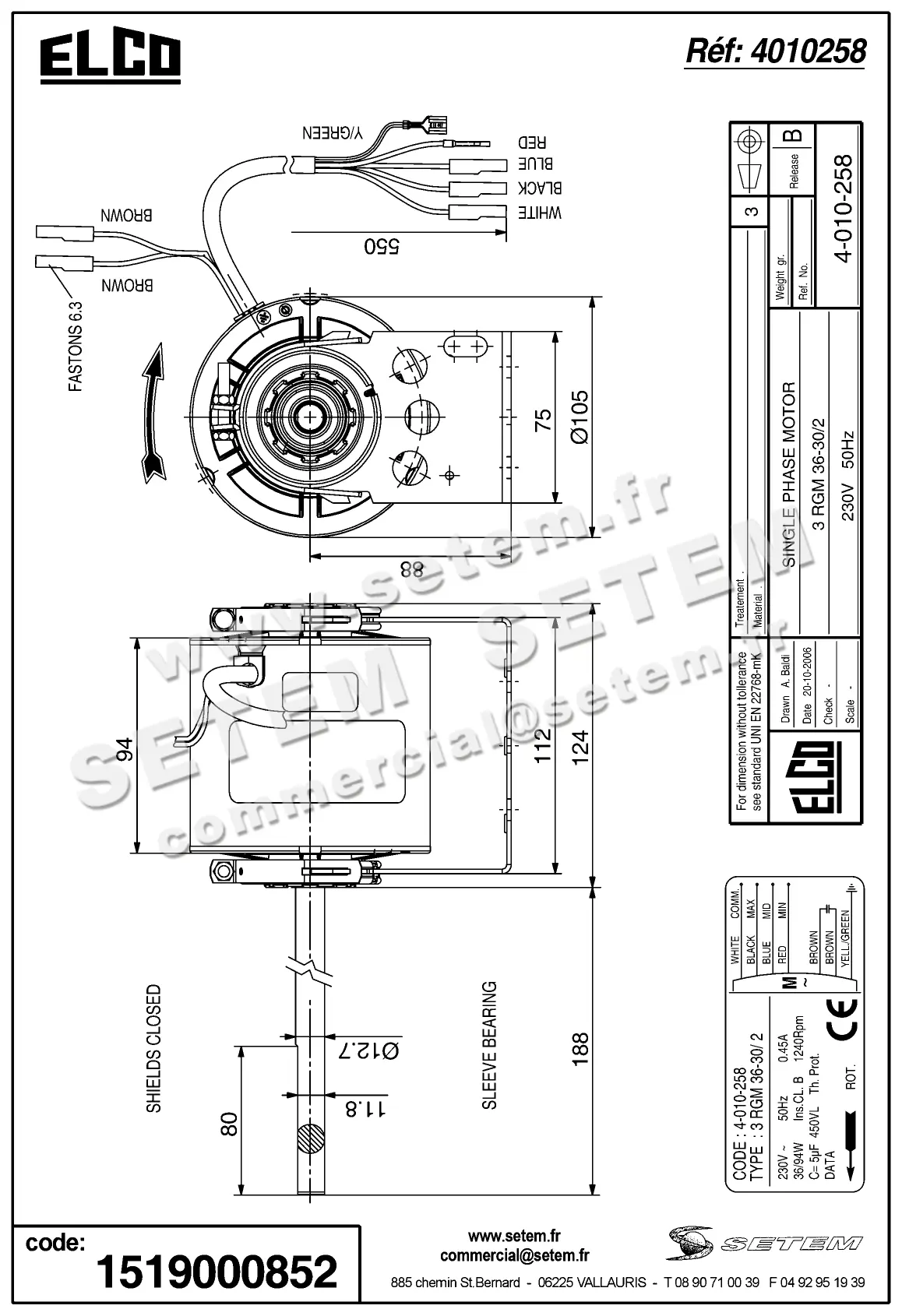 1519000852-MOTEUR ELCOMOTEUR 3RGM36.30/2 "MT1334" *4010258* 4
