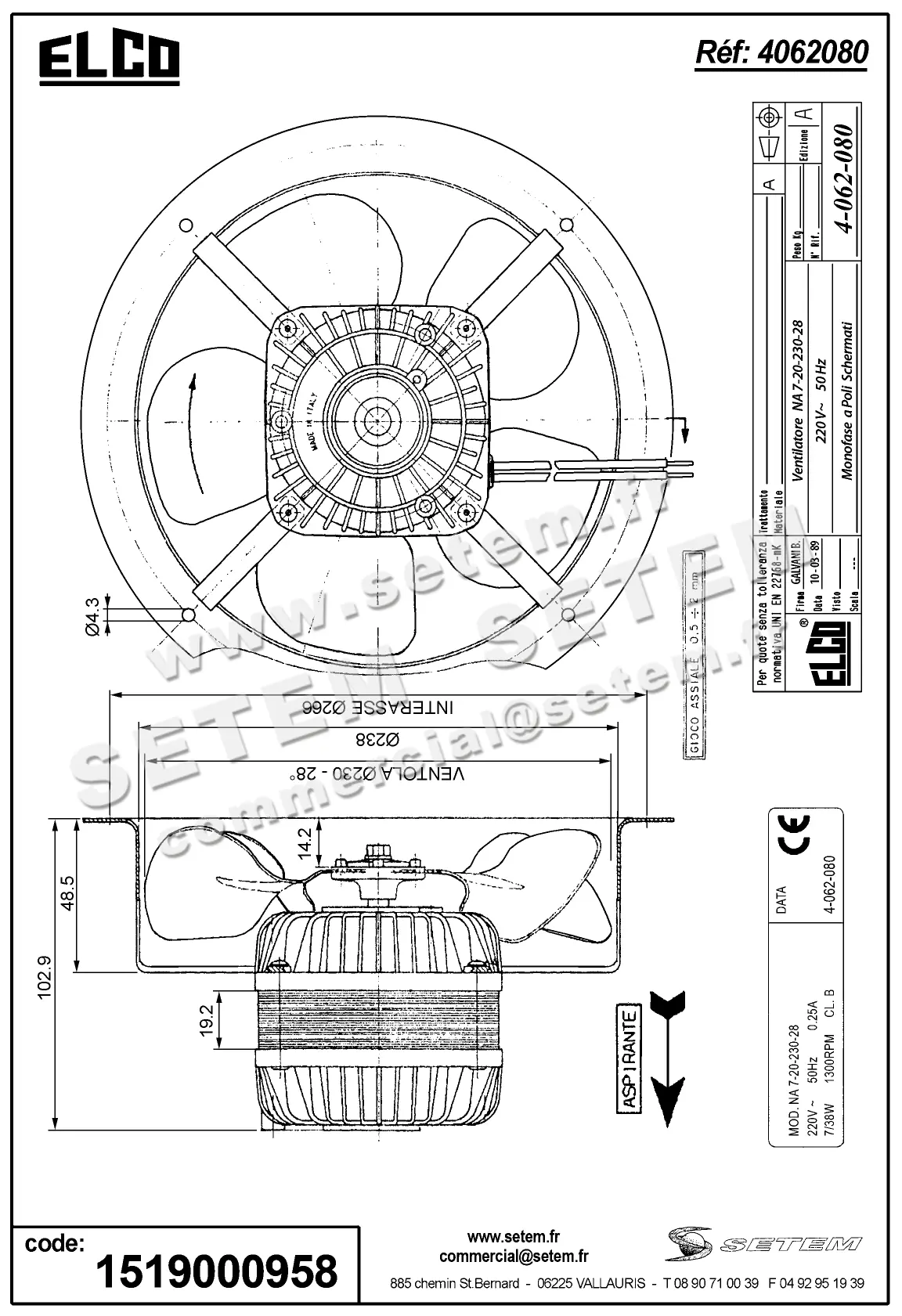 1519000958-VENTILATEUR ELCOMOTEUR NA7.20/230.28 *4062080* 4