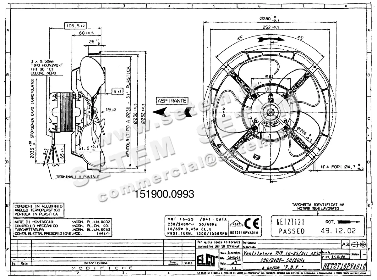 1519000993-VENTILATEUR ELCOMOTEUR VNT16.25/941 A230 *NET2T16PVA010*