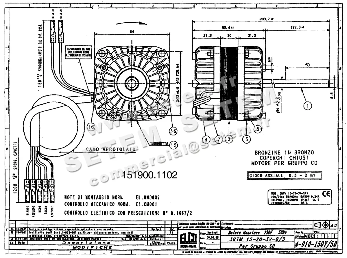 1519001102-MOTEUR ELCOMOTEUR 3BTM15.20.3V.0/3 *40101507/50*