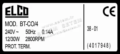 1519002030-ENSEMBLE VOLUTE/MOTEUR ELCOMOTEUR BT.CO/4 *4017948* 5