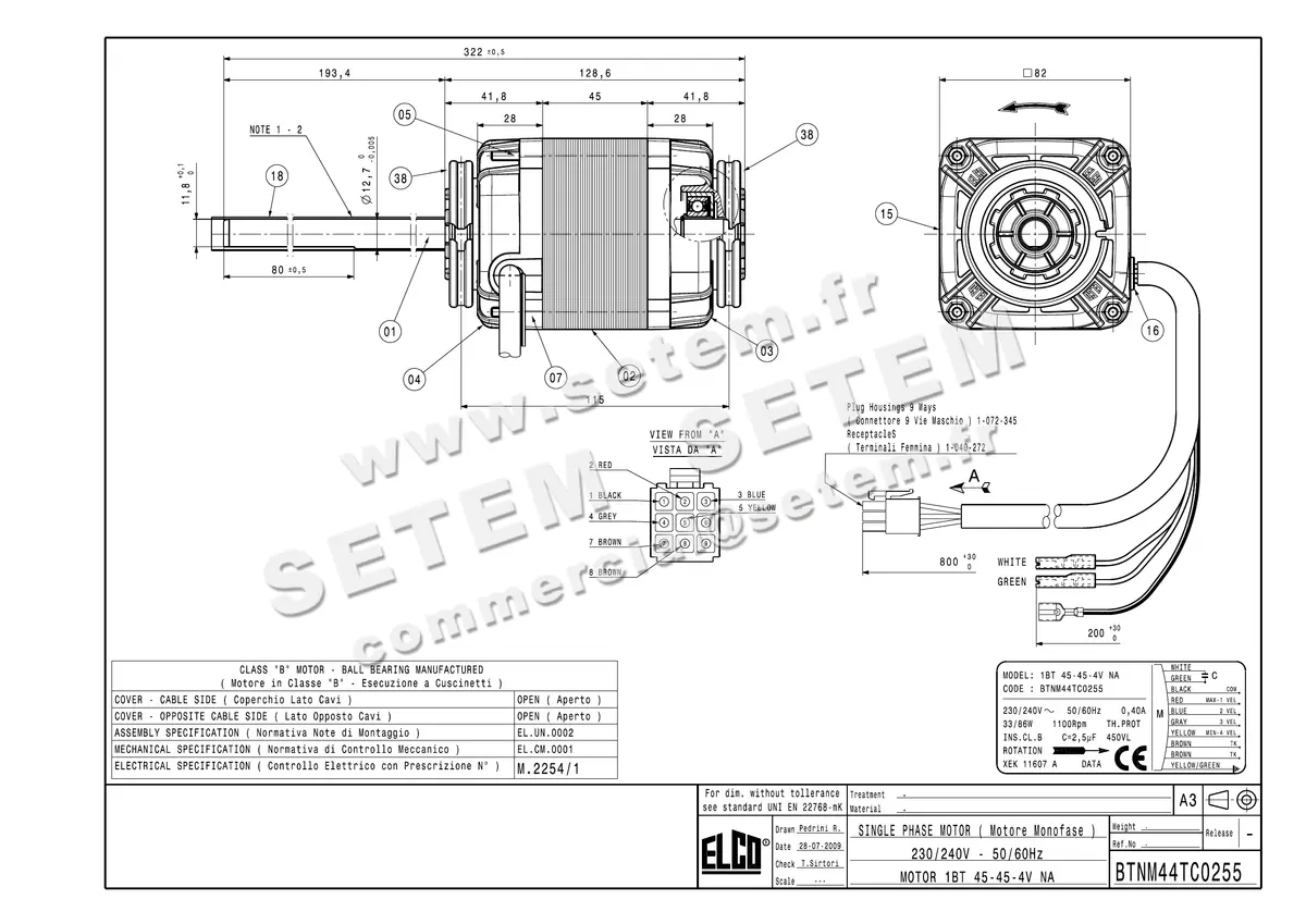 1519002999-MOTEUR ELCOMOTEUR 1BT45.45.4VNA "XEK11607" *BTNM44TC0255*