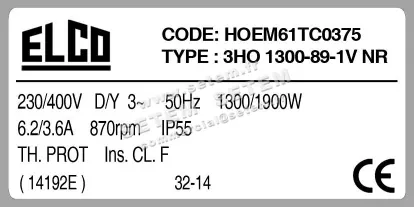 1519003375-MOTEUR ELCOMOTEUR 3HO1300.89.1VNR "14192E" *HOEM61TC0375* 3