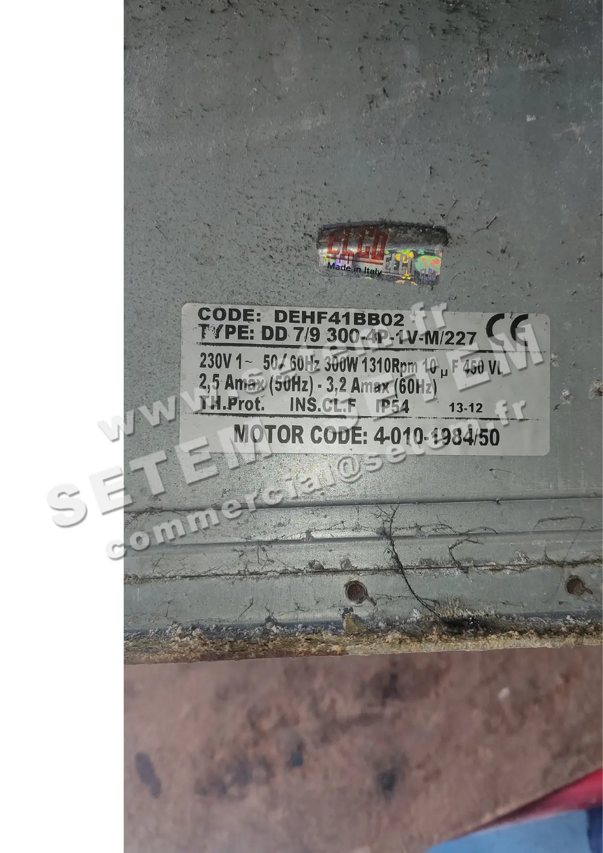 1519005016-VENTILATEUR ELCOMOTEUR DD7/9 300W 4P M230V 1V +BR *DEHF41BB02*