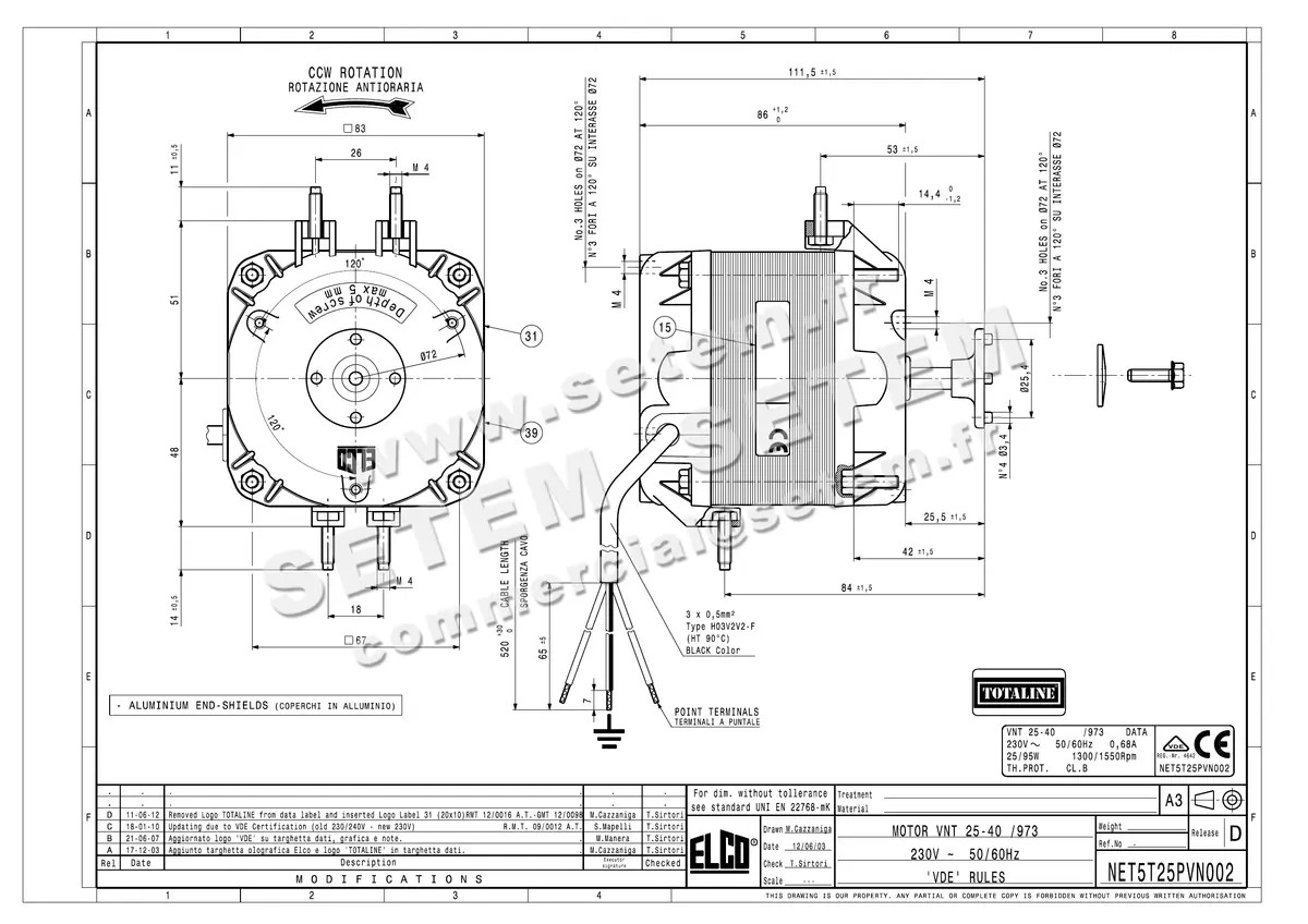 1519005250-MOTEUR ELCOMOTEUR VNT25.40/973 *NET5T25PVN002*